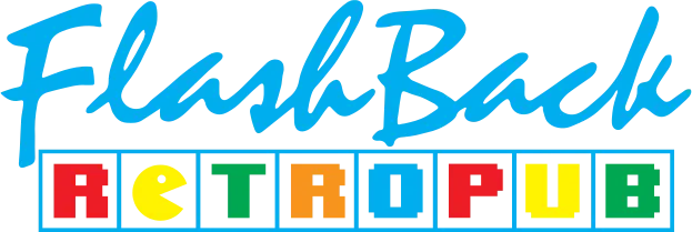 Business logo for FlashBack RetroPub